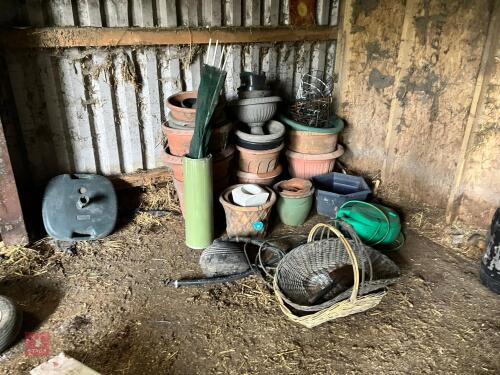 QTY OF GARDEN SUNDRIES (16