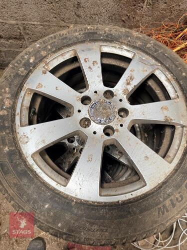 4 MERCEDES WHEELS
