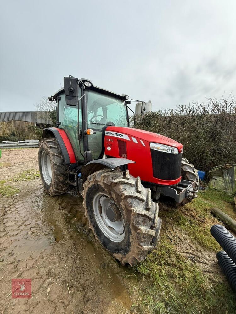 2019 MASSEY FERGUSON 5711 4WD TRACTOR