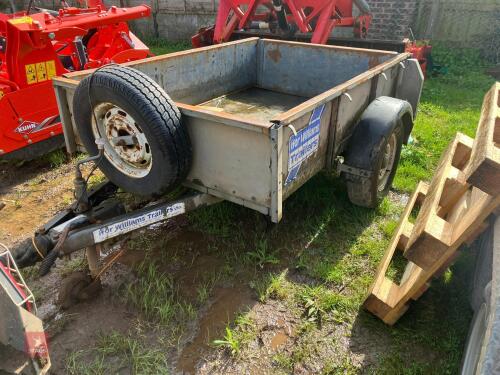 6' X 4' IFOR WILLIAMS SINGLE AXLE TRAILER