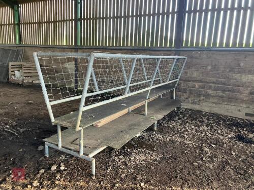 16' FREESTANDING GALVANISED HAY RACK