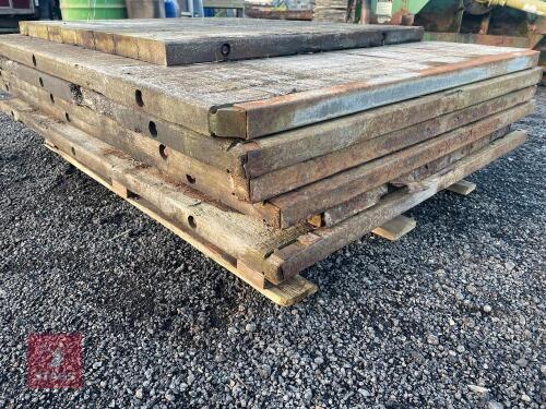 7 HARDWOOD TIMBER PANELS