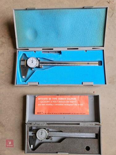 MITUTOYO DIAL CALIPERS
