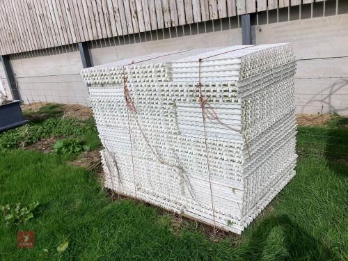 APPROX 150 BIG DUTCHMAN POULTRY SLATS