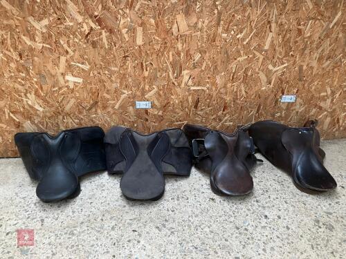 4 X 18'' LEATHER SADDLES