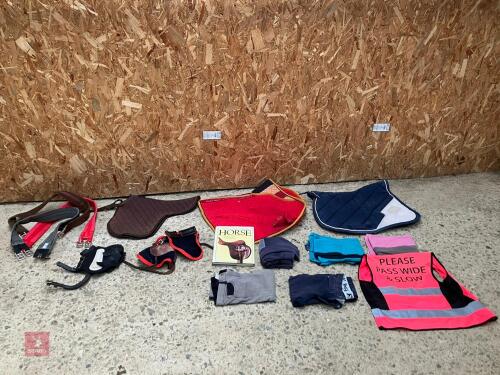 SADDLE PADS & KIDS RIDING TROUSERS
