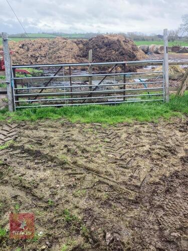 12' HEAVY DUTY GALVANISED GATE