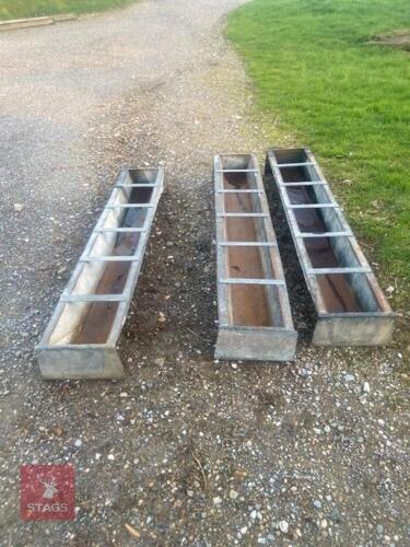 3 X 6' FEED TROUGHS