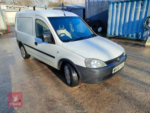 2006 VAUXHALL COMBO VAN