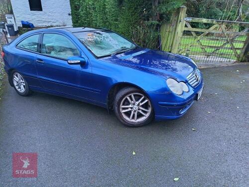 2001 MERCEDES C180 CAR