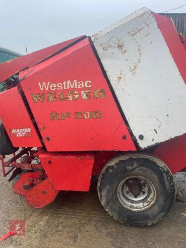 1991 WELGER RP200 ROUND BALER