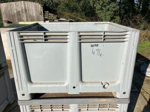 1 PLASTIC STILLAGE CONTAINER