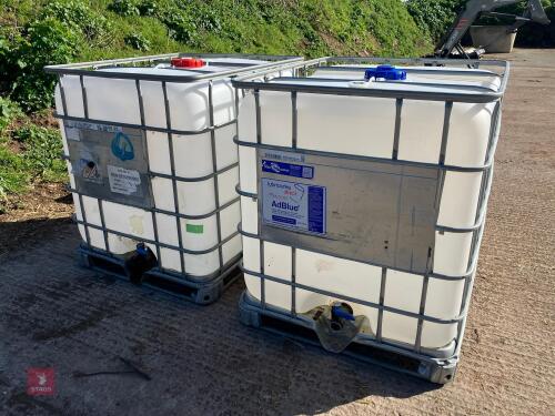 2 IBC TANKS