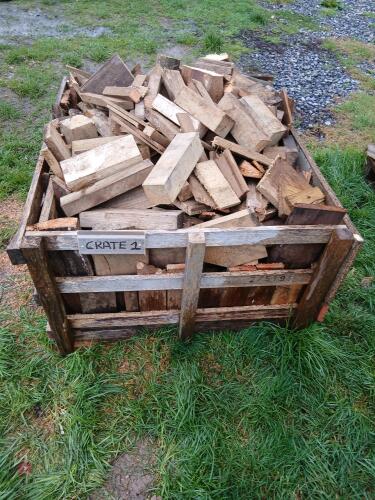 CRATE OF MIXED FIREWOOD