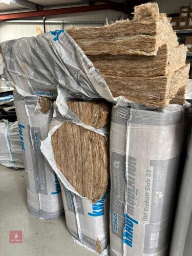 4 PACKS OF ROCKWOOL INSULATION BATTS