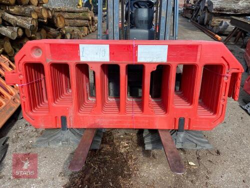 TRAFFIC/PEDESTRIAN BARRIERS