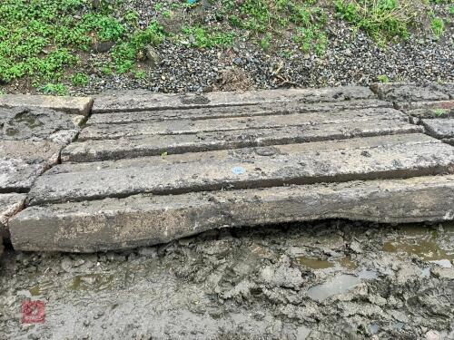 7 CONCRETE RAILWAY SLEEPERS (188)