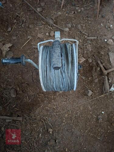2 X ELECTRIC FENCE WIRE AND REELER