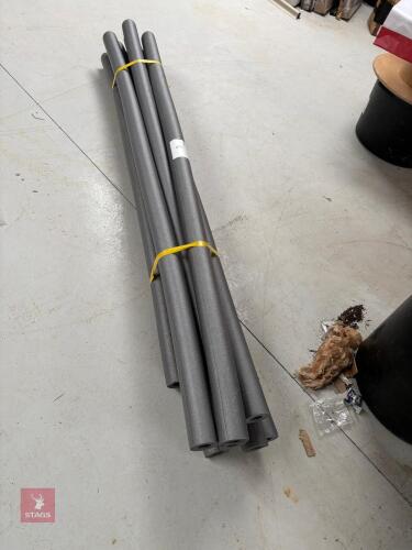 10 X 2M LENGTHS OF 28MM PIPE LAGGING