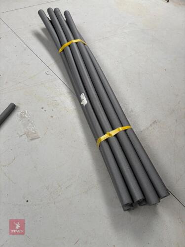 10 x 2M LENGTHS OF 22M PIPE LAGGING