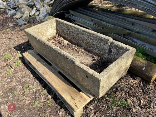SMALL CONCRETE WATER TROUGH