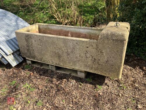 LARGE CONCRETE WATER TROUGH