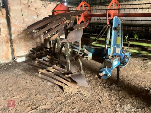 LEMKEN 4 FURROW REVERSIBLE PLOUGH