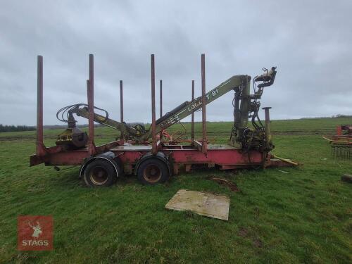 1997 LOGLIFT 81 TIMBER TRAILER