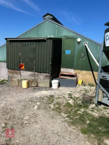 MORSPAN 1000 BIRD CHICKEN SHED