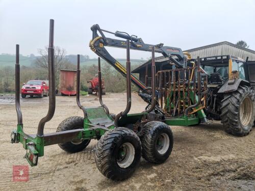 FARMA T9 TIMBER TRAILER & C6.3D CRANE