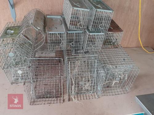 SELECTION OF LIVE CATCH TRAPS