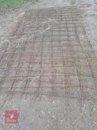 5 SHEETS OF REBAR MESH (S/R)