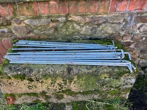 19 GALVANISED DROP-DOWN PINS