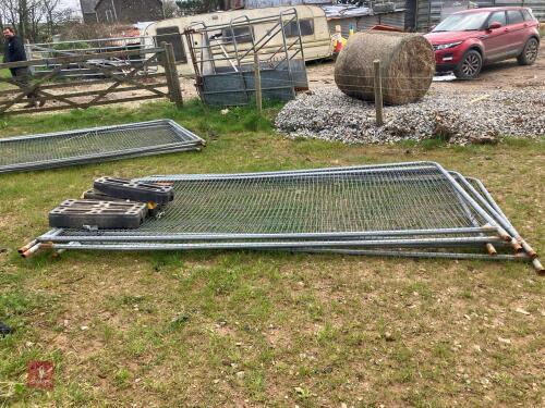 5 HERAS FENCING PANELS