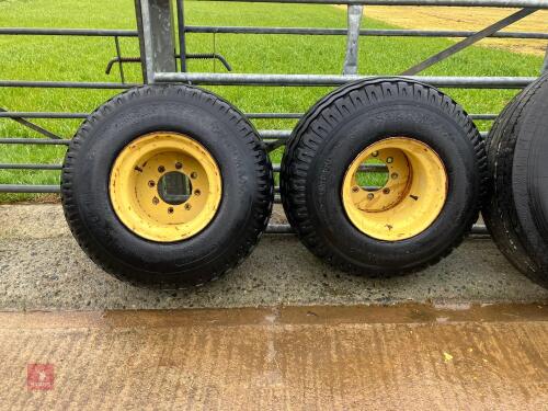 PAIR OF JOHN DEERE FRONT WHEELS