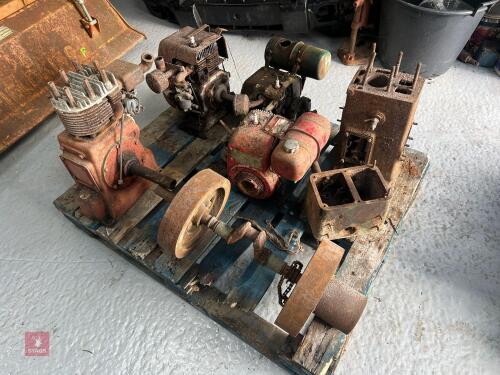 SELECTION OF VINTAGE ENGINE PARTS