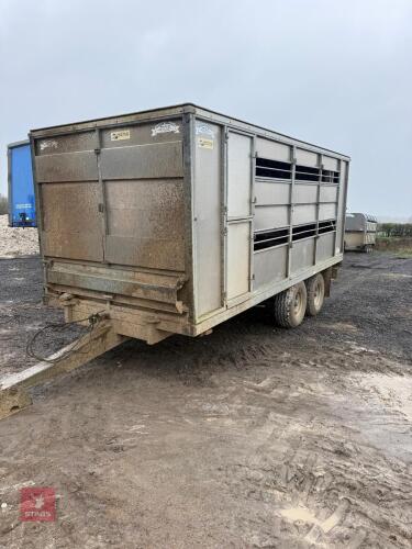 GRAHAM EDWARDS 18' LIVESTOCK TRAILER
