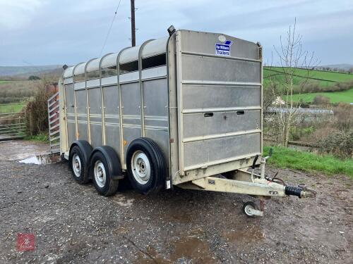 IFOR WILLIAMS TA5G 12&rsquo; LIVESTOCK TRAILER