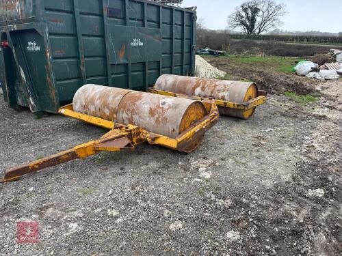 LEAD AND TRAILING 8' BALLAST ROLLERS