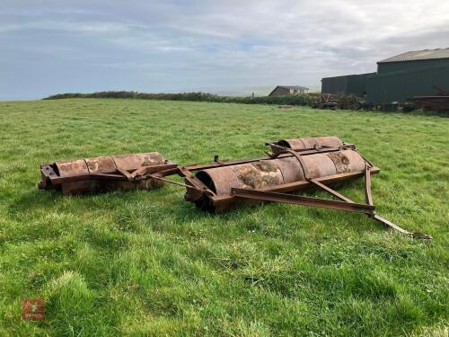 SET OF WILDER & SONS GANG ROLLERS
