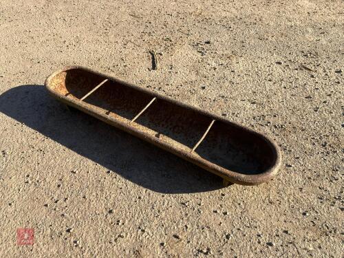 4' CAST IRON FEEDING TROUGH
