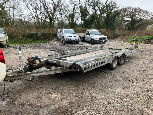 IFOR WILLIAMS CAR TRANSPORTER TRAILER
