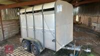IFOR WILLIAMS TA5G 8' LIVESTOCK TRAILER