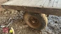 14' 10'' TURNTABLE BALE/FLAT TRAILER - 10