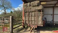 28 BALES OF STRAW AND TRAILER - 2
