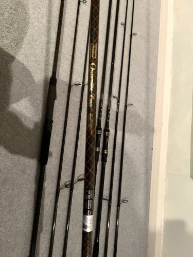 PAIR OF SHAKESPEARE QUARZLITE CARP RODS