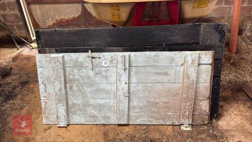 3 VINTAGE WOODEN DOORS