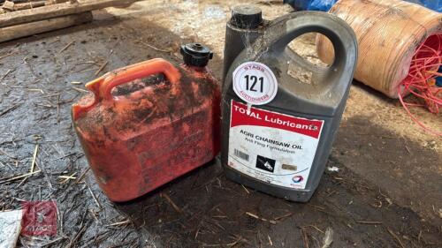 CHAINSAW OIL & FUEL CAN
