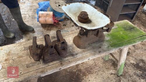 WEIGH SCALES & IRONS