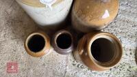 5 STONE JARS - 3